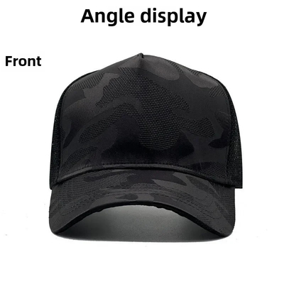 Topi Baseball Oversize Plain untuk Pria Wanita Desain Custom Trucker Mesh Hat untuk Kepala Besar Besar Bergaya untuk Olahraga Casual Scene