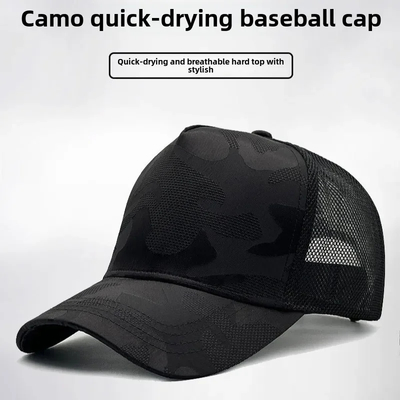 Topi Baseball Oversize Plain untuk Pria Wanita Desain Custom Trucker Mesh Hat untuk Kepala Besar Besar Bergaya untuk Olahraga Casual Scene