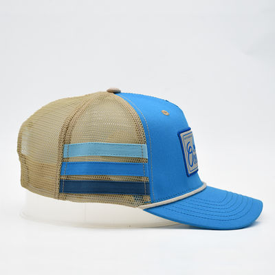 Topi Trucker Australia Kustom Berkualitas Tinggi 100% Katun Dengan Garis Samping Bordir Logo Desain Gaya Unik Anda Sendiri Topi Truk