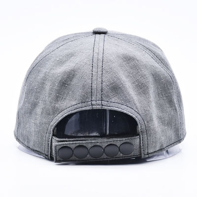 Topi Snapback 7 Panel Kustom Bordir Terstruktur Gorras pinggiran datar Topi Snap Back