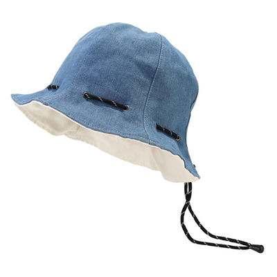 Penjualan panas topi nelayan grosir Musim semi dan musim panas Pakai berbalik ke dalam tas Katun dewasa Unisex polos kembali Bucket topi