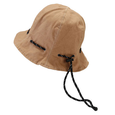 Penjualan panas topi nelayan grosir Musim semi dan musim panas Pakai berbalik ke dalam tas Katun dewasa Unisex polos kembali Bucket topi