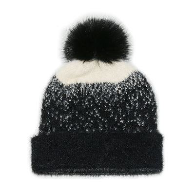 Wholesale Luxury Pom Pom Beanies Manufacturer Custom Fisherman Beanie Hat Winter