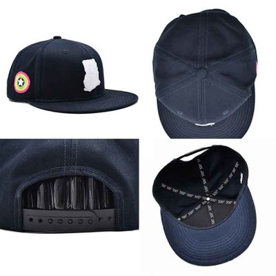 ODM 100% Cotton Fashional Flat Brim Baseball Hat Korea Hip Hop Cap