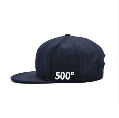 ODM 100% Cotton Fashional Flat Brim Baseball Hat Korea Hip Hop Cap