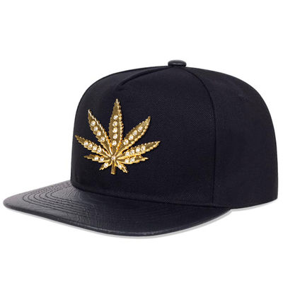 Baru Dewasa 6 Panel Snapback Cap Custom Dua Tone Flat Brim Snapback Cap