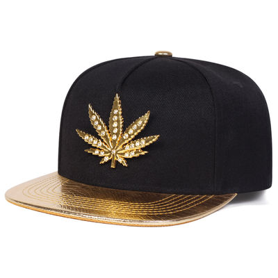 Baru Dewasa 6 Panel Snapback Cap Custom Dua Tone Flat Brim Snapback Cap