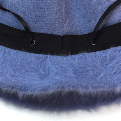 Rabbit Hair Fisherman Hat Autumn-Winter Basin Hats Wholeasle Head Round Plush Senior Sense Face Small Bucket Hat for Women