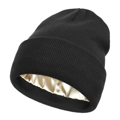 Beanie Style Knitt Beanie Hat Acrylic Wool Polyester Merino Hat Dewasa Lingkaran Ringan Cap Musim Dingin Bernafas