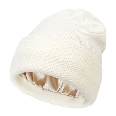 Beanie Style Knitt Beanie Hat Acrylic Wool Polyester Merino Hat Dewasa Lingkaran Ringan Cap Musim Dingin Bernafas
