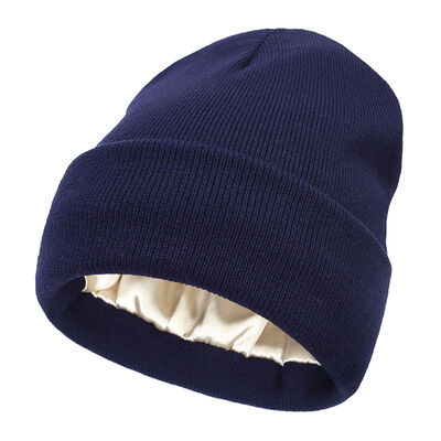 Beanie Style Knitt Beanie Hat Acrylic Wool Polyester Merino Hat Dewasa Lingkaran Ringan Cap Musim Dingin Bernafas