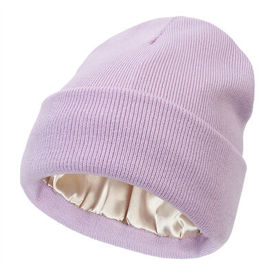 Beanie Style Knitt Beanie Hat Acrylic Wool Polyester Merino Hat Dewasa Lingkaran Ringan Cap Musim Dingin Bernafas