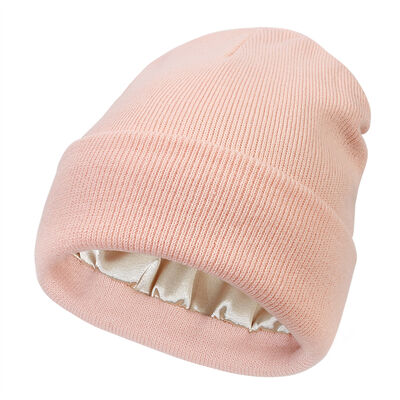 Beanie Style Knitt Beanie Hat Acrylic Wool Polyester Merino Hat Dewasa Lingkaran Ringan Cap Musim Dingin Bernafas