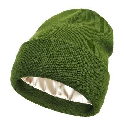 Beanie Style Knitt Beanie Hat Acrylic Wool Polyester Merino Hat Dewasa Lingkaran Ringan Cap Musim Dingin Bernafas