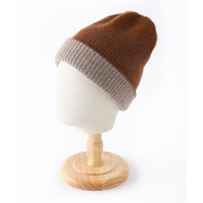 Custom Beanie Manufacturers Oem Cuff Lipat Cap Musim Dingin Knit Hat Bordir Logo