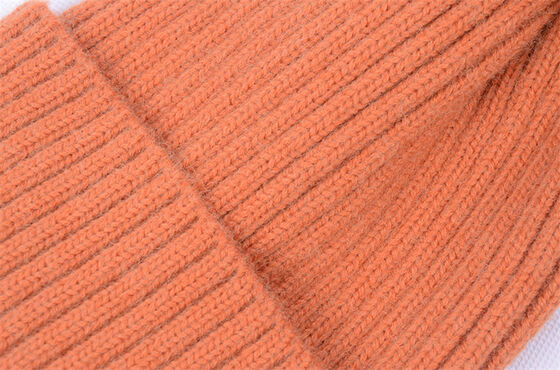 Musim dingin hangat topi rajutan untuk Wanita kasual padat bergaris kelopak kepala topi ski anak-anak Floppy bulu pompom topi topi