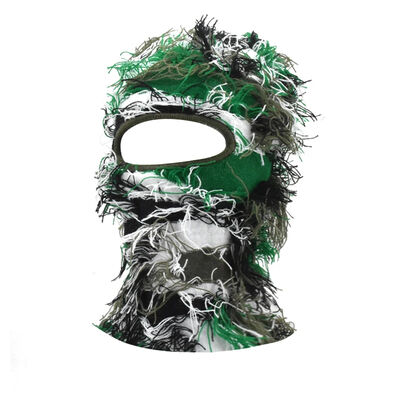 Distressed Balaclava Ski Mask Custom Full Face Knitted Balaclava Windproof Cool Ski Mask for Cold Weather Camo Knitted Face Mask