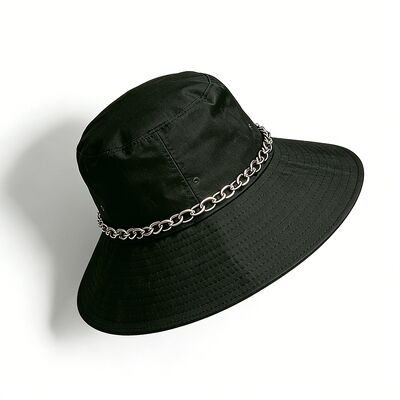 Topi Bucket Nelayan Pinggiran Lebar 100% Katun dengan Logo Kustom untuk Perlindungan Matahari Luar Ruangan