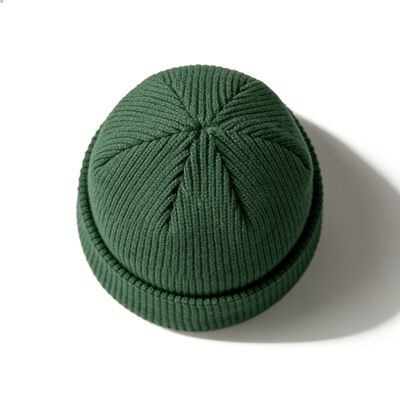 Topi Beanie dengan lingkar dewasa dan bahan akrilik untuk kehangatan musim dingin