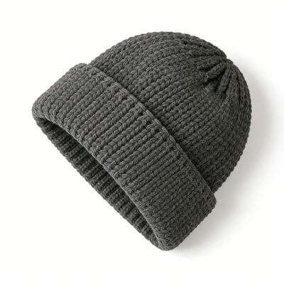 Custom Logo Unisex Knit Beanie Hat dengan Akrilik berkualitas tinggi untuk kehangatan dan gaya musim dingin