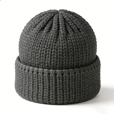 Custom Logo Unisex Knit Beanie Hat dengan Akrilik berkualitas tinggi untuk kehangatan dan gaya musim dingin