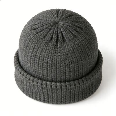 Custom Logo Unisex Knit Beanie Hat dengan Akrilik berkualitas tinggi untuk kehangatan dan gaya musim dingin