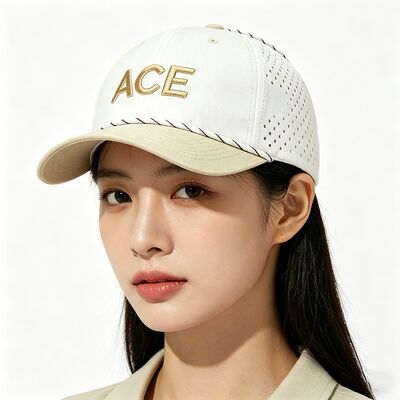 Desain Khusus Topi Golf yang Dapat Disesuaikan dengan Kain Bernapas dan Tali yang Dapat Disesuaikan untuk Kenyamanan Pribadi