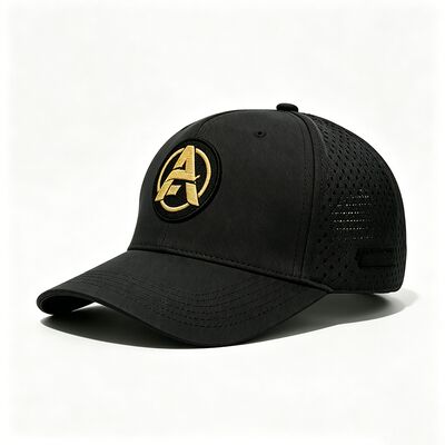 Topi Golf Ringan Bernapas dengan Bordir Flat yang Dapat Dikustomisasi untuk Golf Musim Panas