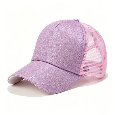 Topi Trucker Panel 5 Semua Musim Uniseks Logo Bordir Sablon Tempel Tempel Bahan Nyaman Cocok Dapat Disesuaikan