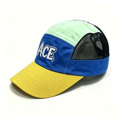 Cap camper unisex dengan tutup tali kait dan loop penutup penutup headwear adjustable bernapas sempurna untuk berkemah hiking dan di luar ruangan