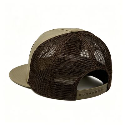 Light Olive Green topi truk dengan tepi melengkung warna disesuaikan sempurna untuk seragam tim merek perusahaan dan pakaian kasual