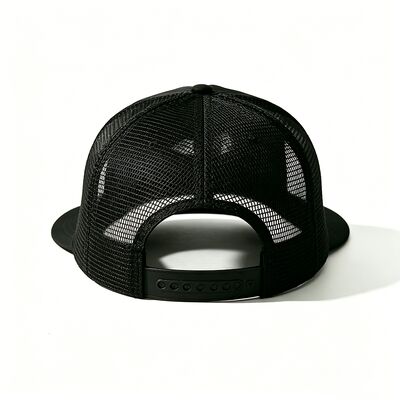 Screen Printing Logo 5 Panel Trucker Cap Unisex Nyaman Pas Ideal Semua Musim Adjustable Rambut Ringan