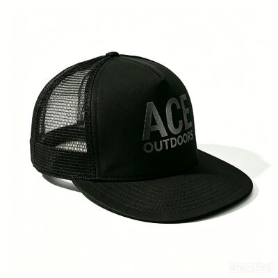 Screen Printing Logo 5 Panel Trucker Cap Unisex Nyaman Pas Ideal Semua Musim Adjustable Rambut Ringan