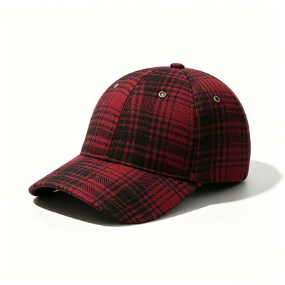 Disesuaikan enam panel Baseball Cap Sekitar 100 gram bahan bernapas menyediakan ventilasi dan penyerapan keringat