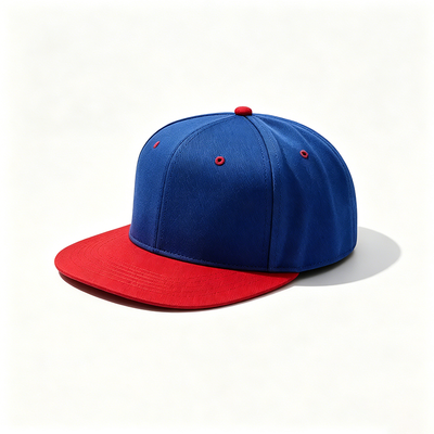Topi Snapback Pinggiran Datar Katun Logo Khusus Menampilkan Kain Tahan Lama Ideal untuk Acara Olahraga Mode Perkotaan dan Santai