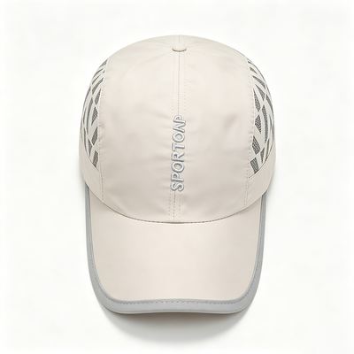 Sport Run Hat Satu Ukuran Cocok Semua Ringan Bernafas Nyaman Cap Adjustable untuk Latihan Berlari di Luar Ruang