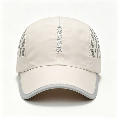 Sport Run Hat Satu Ukuran Cocok Semua Ringan Bernafas Nyaman Cap Adjustable untuk Latihan Berlari di Luar Ruang