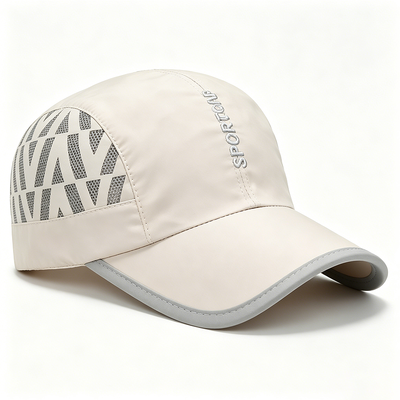 Sport Run Hat Satu Ukuran Cocok Semua Ringan Bernafas Nyaman Cap Adjustable untuk Latihan Berlari di Luar Ruang