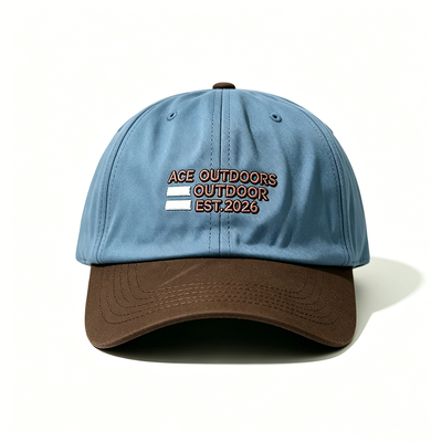 Sports Dad Hat dengan 100% Cotton Twill Adjustable Metal Clamp Buckle dan Desain Ringan Bernafas