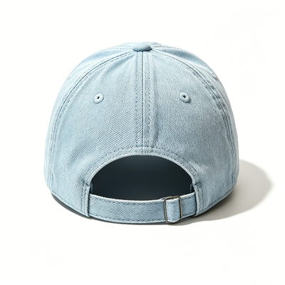 Topi Ayah Olahraga dengan Gesper Gesper Logam Dapat Disesuaikan Kain Kepar Katun 100% dan Desain Ringan Bernapas