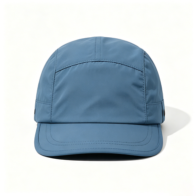 Topi Camper 5 Panel yang disesuaikan dengan Sports Mesh Sweatband dan Breathable Mesh untuk Aktivitas Luar Ruang