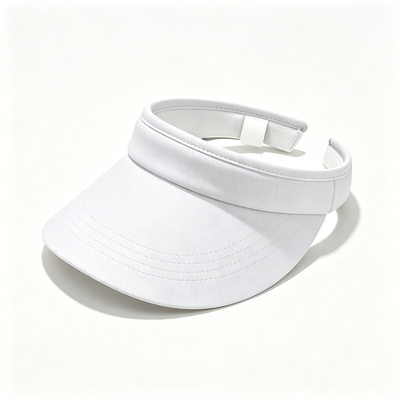 Screen Printing Sun Visor Cap Adjustable Strap Curved Brim Pilihan yang sangat baik untuk hadiah perusahaan dan acara