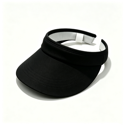 Screen Printing Sun Visor Cap Adjustable Strap Curved Brim Pilihan yang sangat baik untuk hadiah perusahaan dan acara