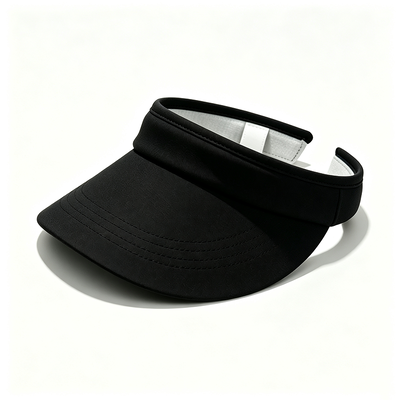 Screen Printing Sun Visor Cap Adjustable Strap Curved Brim Pilihan yang sangat baik untuk hadiah perusahaan dan acara