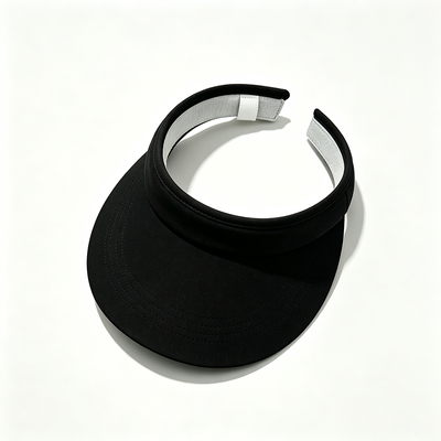 Screen Printing Sun Visor Cap Adjustable Strap Curved Brim Pilihan yang sangat baik untuk hadiah perusahaan dan acara