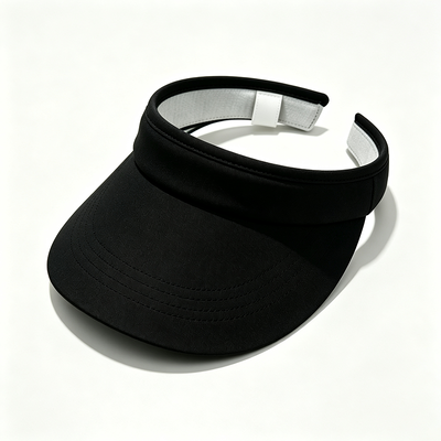 Screen Printing Sun Visor Cap Adjustable Strap Curved Brim Pilihan yang sangat baik untuk hadiah perusahaan dan acara