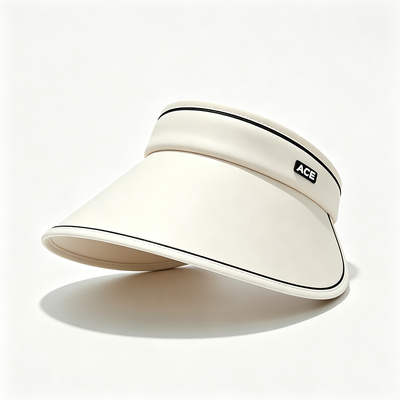 Perlindungan UV Sun Visor Cap Wide Brim Ringan Bernafas Adjustable Tali Sempurna untuk Olahraga Luar Ruang Golf Tenis Berlari