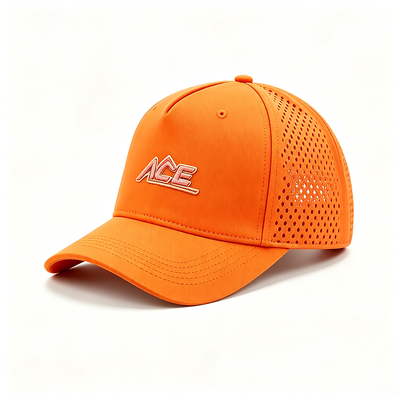 Unisex enam panel topi bisbol dengan 6 eyelets bernapas desain ringan sempurna untuk olahraga casual wear dan sehari-hari