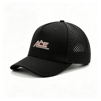 Unisex enam panel topi bisbol dengan 6 eyelets bernapas desain ringan sempurna untuk olahraga casual wear dan sehari-hari