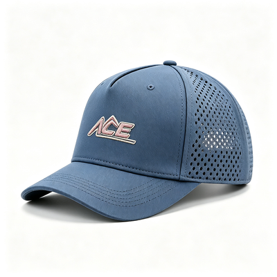 Unisex enam panel topi bisbol dengan 6 eyelets bernapas desain ringan sempurna untuk olahraga casual wear dan sehari-hari